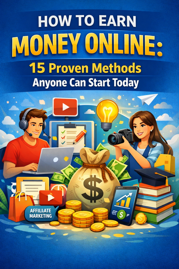 how to earn money online