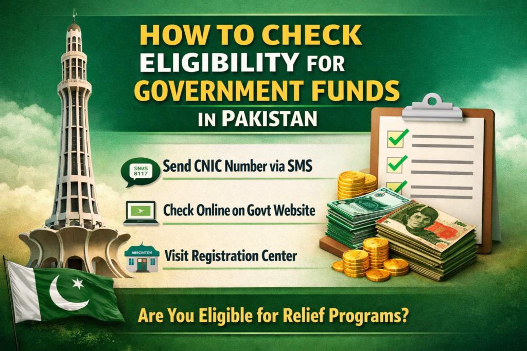 How to Check Eligibility for Government Funds in Pakistan