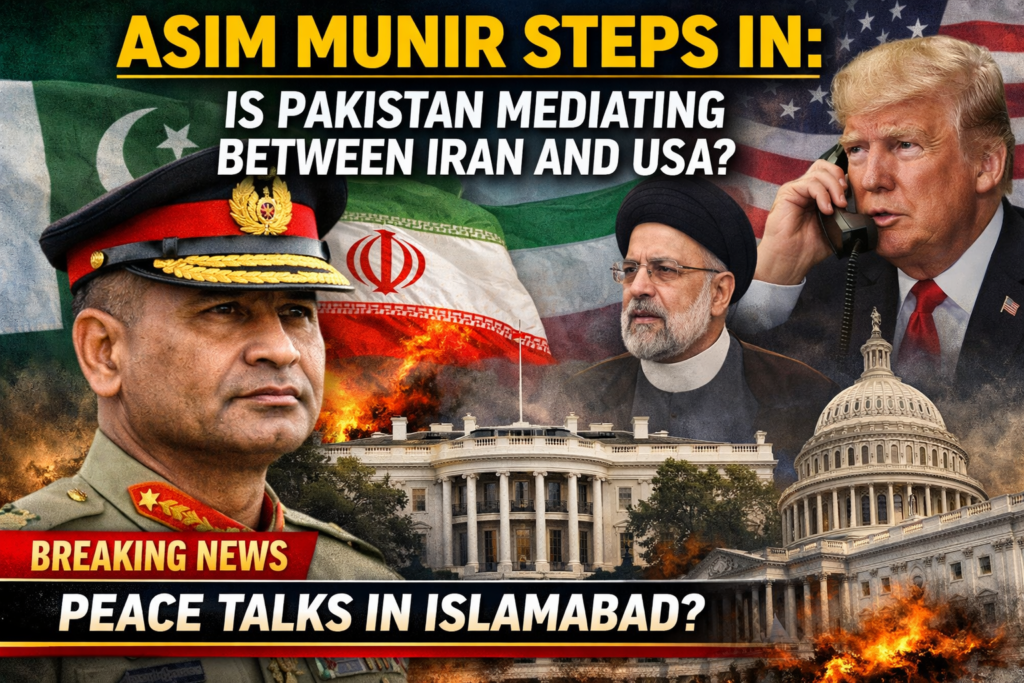 Asim Munir Steps In: Is Pakistan Mediating Between Iran and USA?