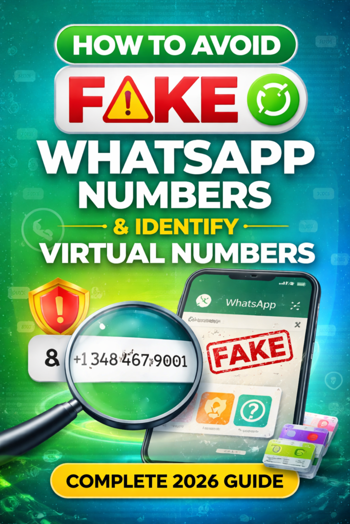 How to Avoid Fake WhatsApp Numbers & Identify Virtual Numbers – Complete 2026 Guide