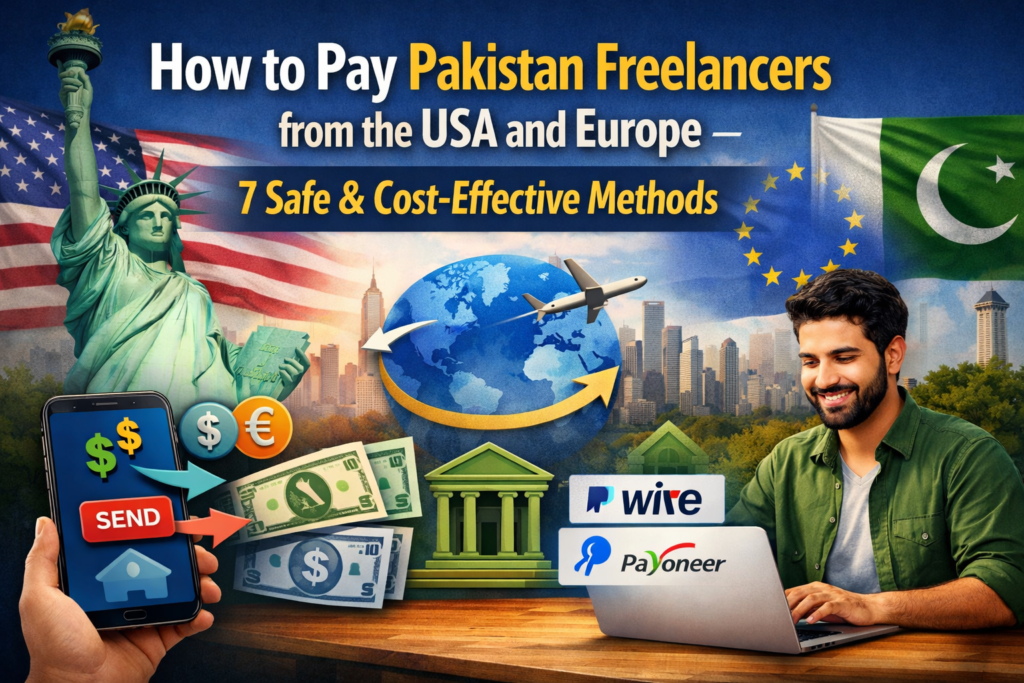 How to Pay Pakistan Freelancers from the USA - 5 Secure & Low-Cost Ways