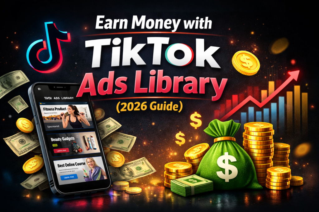 TikTok Ads Library & Earn Money from TikTok Ads