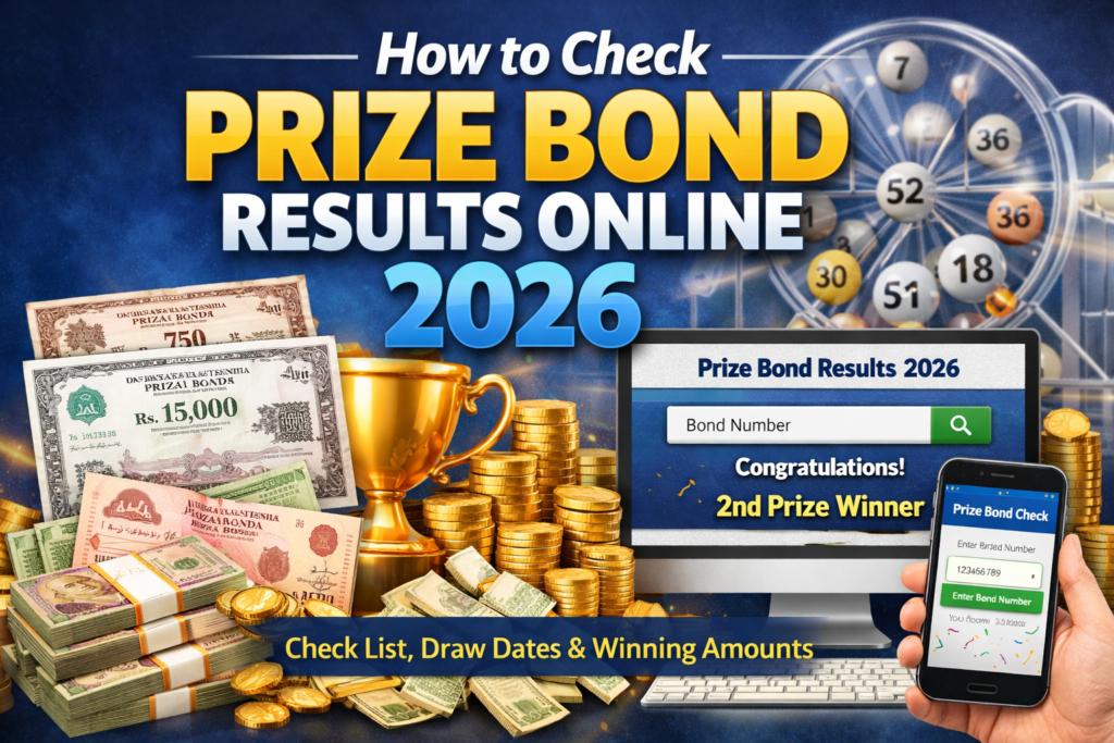 Prize Bond Results Online 2026