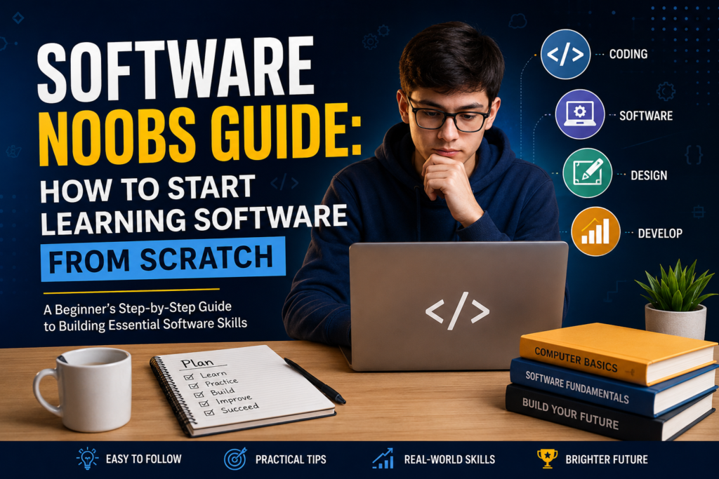 Software Noobs Guide: How to Start Learning Software from Scratch